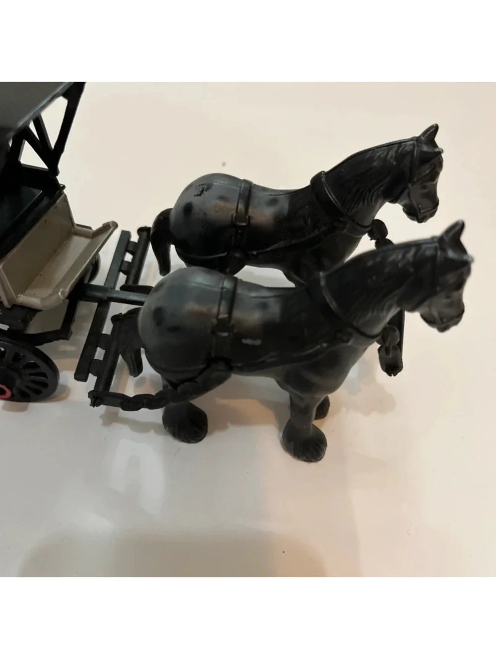 Vintage Horse Drawn Tank Wagon Coin Bank Toy 1991